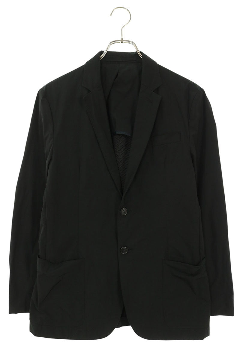 PRADA Nylon Tailored Blazer Black Size 46