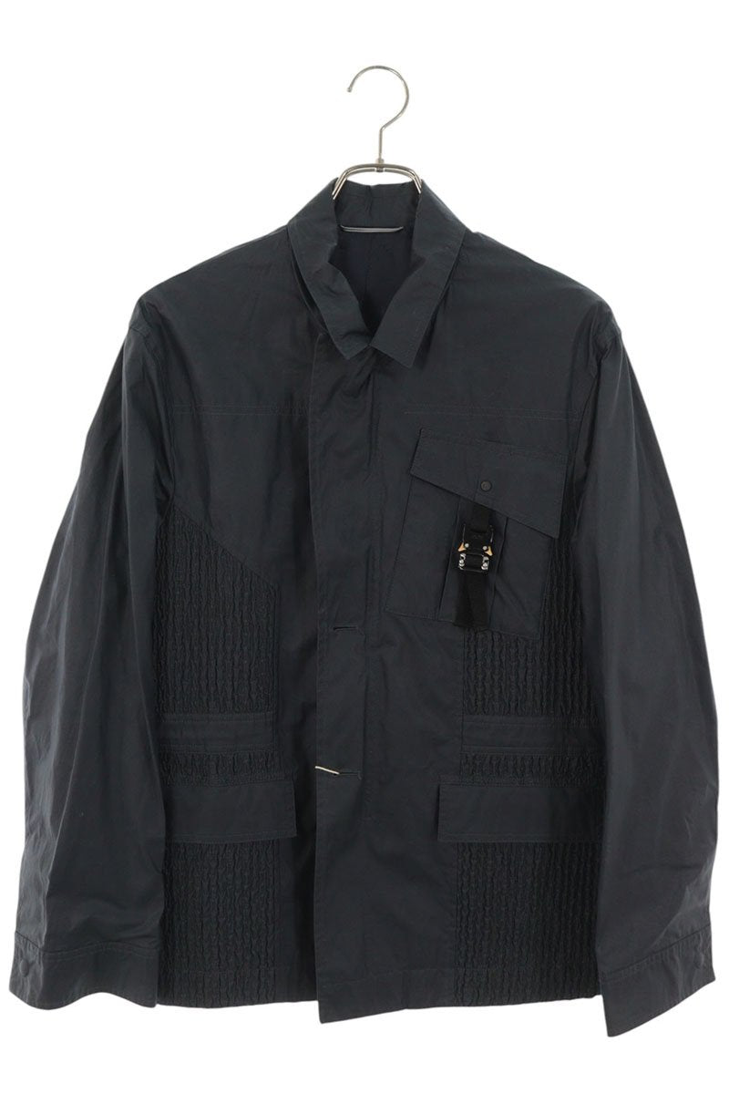 DIOR Logo Detail Zip Up Tailored Blazer Navy Size 46