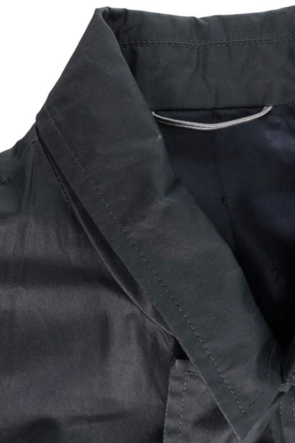 DIOR Logo Detail Zip Up Tailored Blazer Navy Size 46