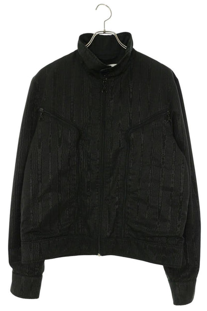 Marine Serre Black Stand Collar Zip Jacket Size 48