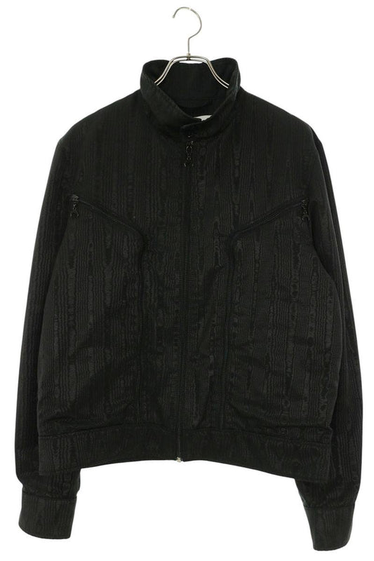 Marine Serre Black Stand Collar Zip Jacket Size 48
