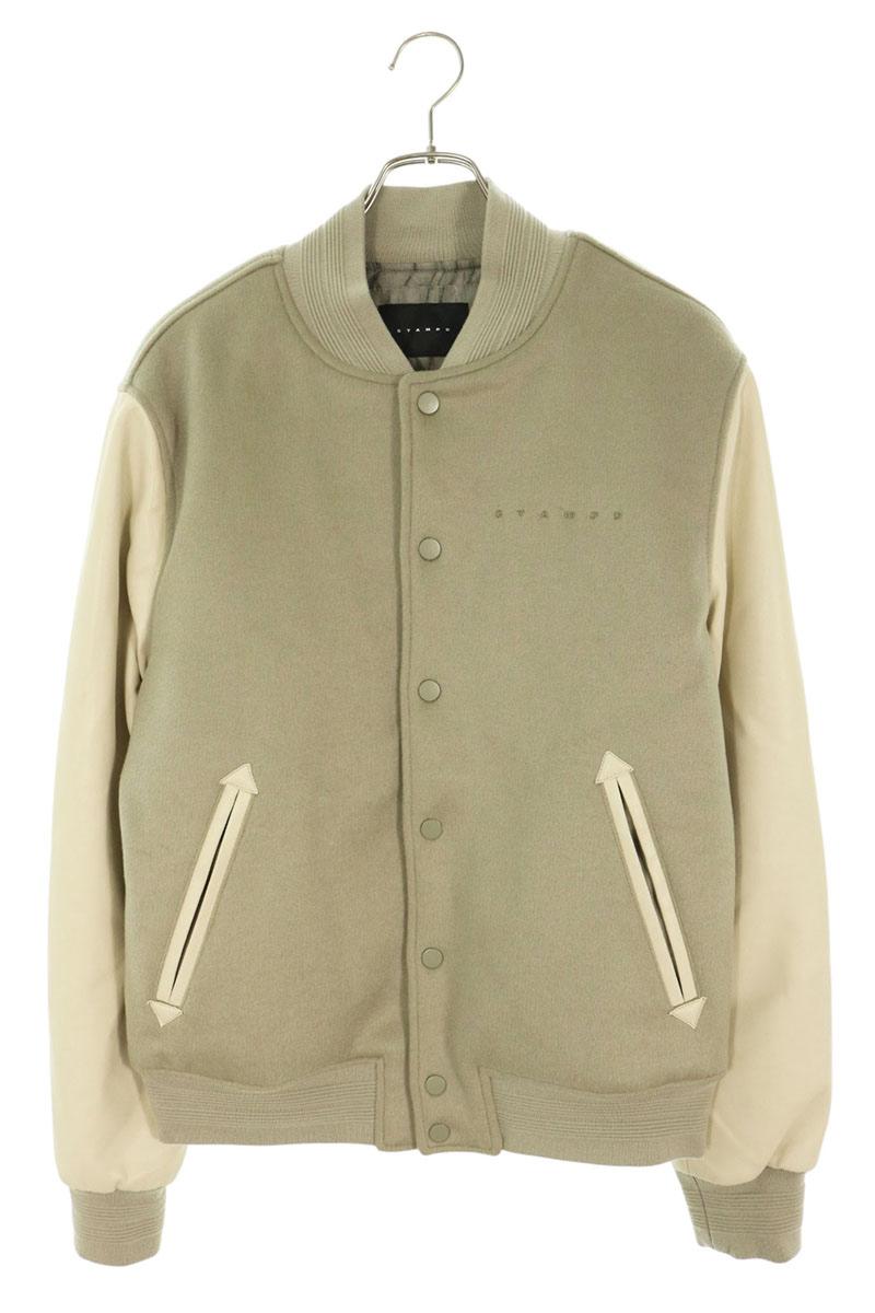 STAMPD Wool Varsity Jacket Gray Size M
