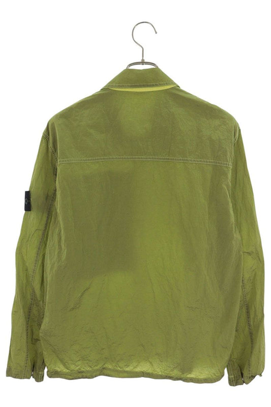 STONEISLAND Patch Nylon Overshirt Jacket Green Size L