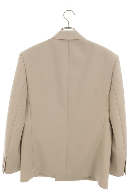SAINT LAURENT PARIS Light Wool Smoking Jacket Beige Size 46