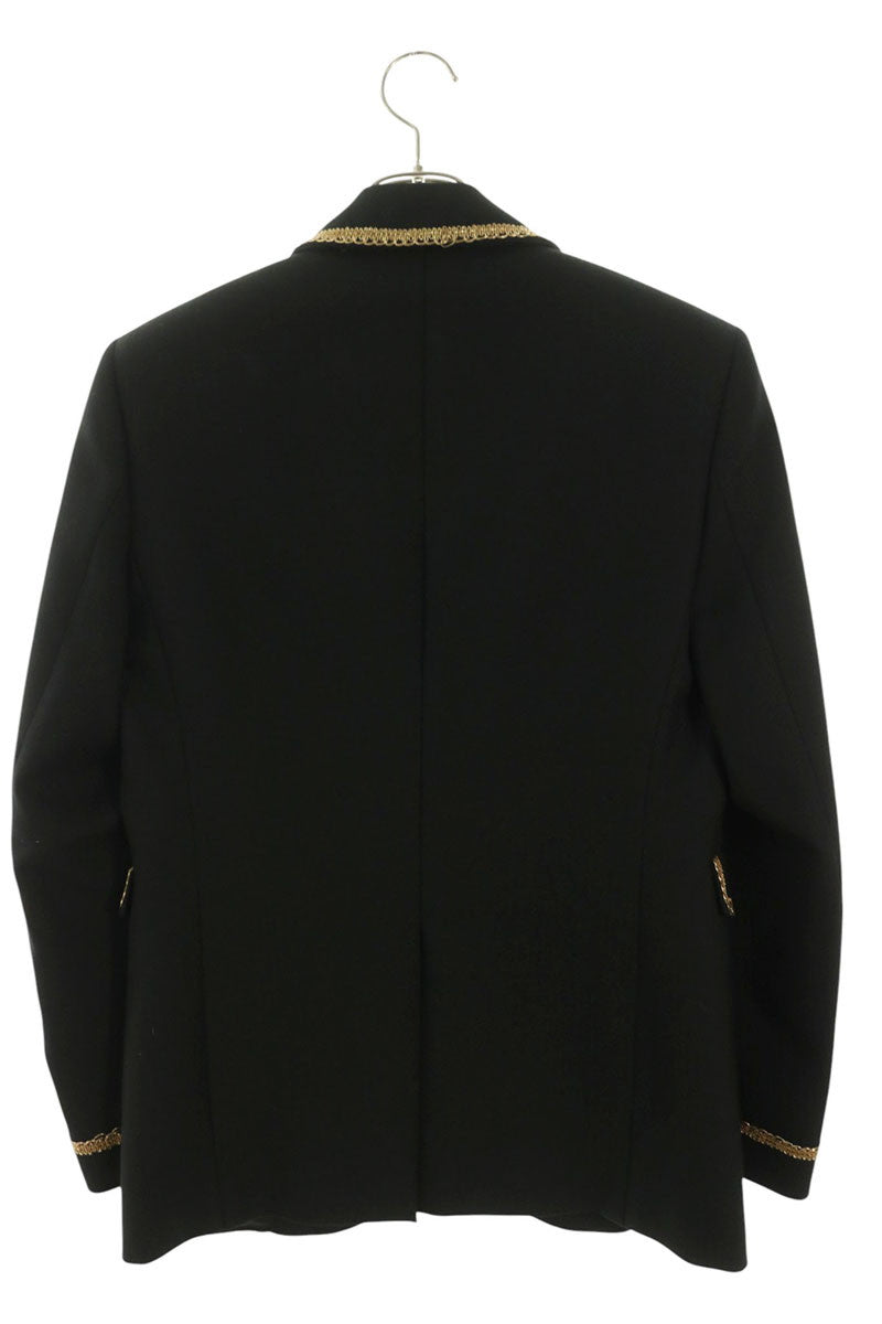 SAINT LAURENT PARIS Napoleon Wool Blazer Black Size 44