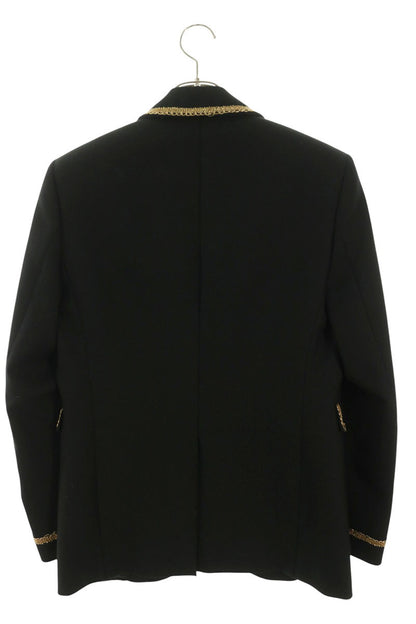 SAINT LAURENT PARIS Napoleon Wool Blazer Black Size 44
