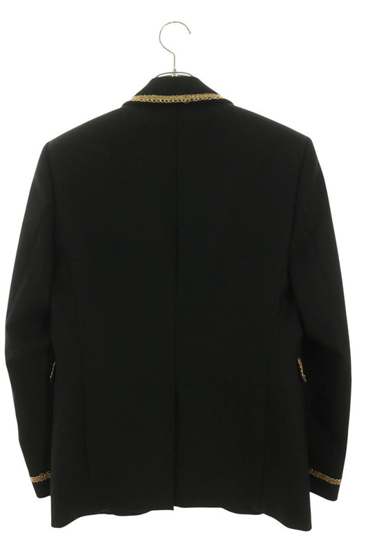 SAINT LAURENT PARIS Napoleon Wool Blazer Black Size 44