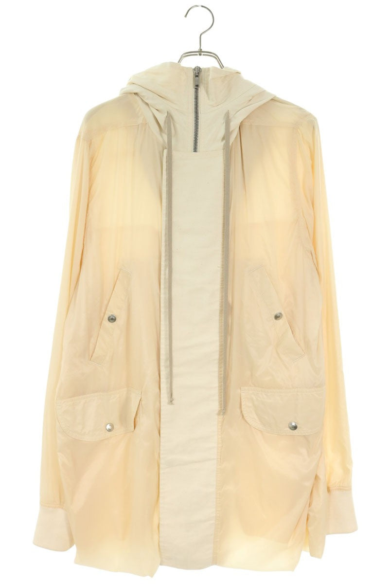 DRKSHDW Exploder Hooded Nylon Cotton Jacket Beige Size S