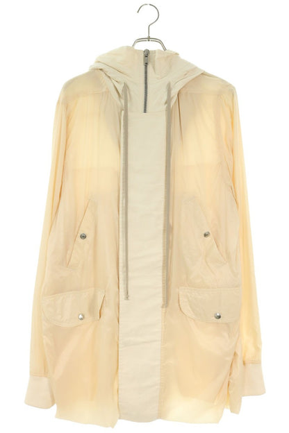 DRKSHDW Exploder Hooded Nylon Cotton Jacket Beige Size S