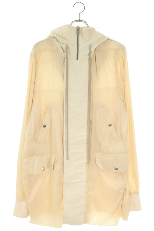 DRKSHDW Exploder Hooded Nylon Cotton Jacket Beige Size S