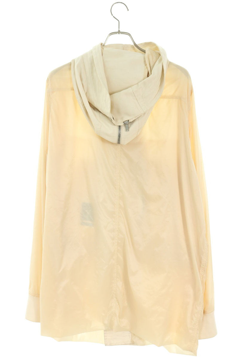 DRKSHDW Exploder Hooded Nylon Cotton Jacket Beige Size S