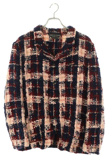 CDG HOMME PLUS 04AW Lost Englishman Wool Jacket Multi Size S