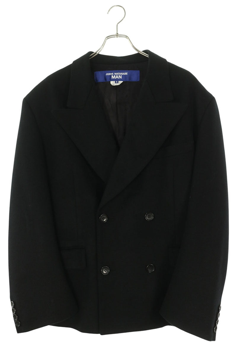 JUNYA WATANABE MAN Wool Cashmere Beaver Jacket Black Size S