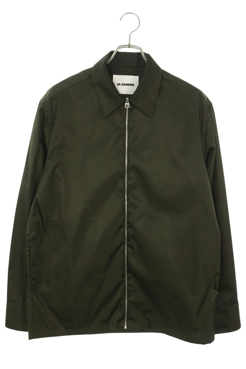 JILSANDER 25SS Khaki Nylon Twill Jacket Size 44