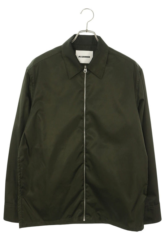 JILSANDER 25SS Khaki Nylon Twill Jacket Size 44