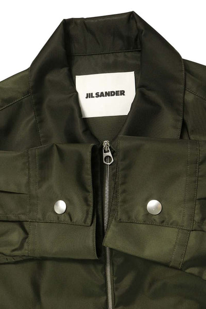 JILSANDER 25SS Khaki Nylon Twill Jacket Size 44