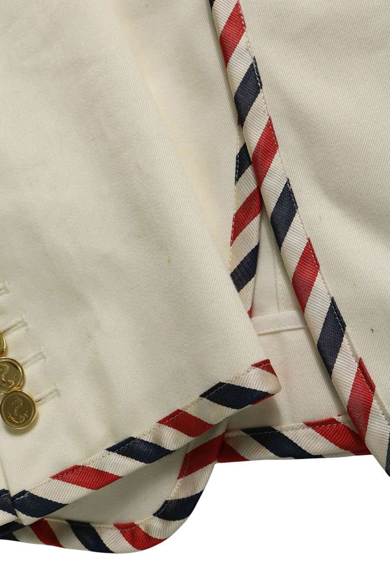 THOM BROWNE Tricolor Cotton Blazer Multi Size 0