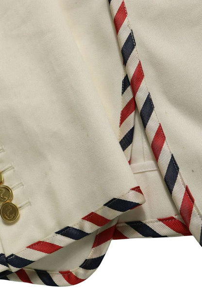 THOM BROWNE Tricolor Cotton Blazer Multi Size 0