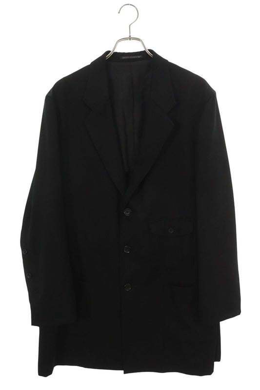 YOHJI YAMAMOTO POUR HOMME 23AW Wrinkle Jacket Black Size 2