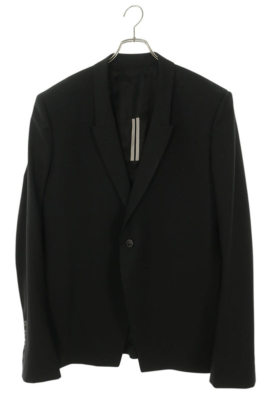 Rick Owens Black Soft Soft Blazer Jacket Size 52