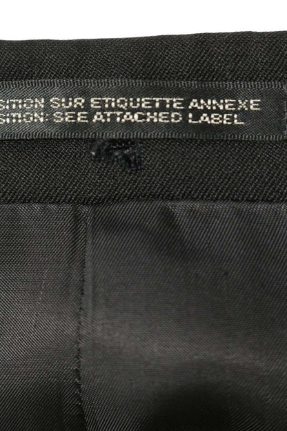 YOHJI YAMAMOTO POUR HOMME 3B Wool Blazer Black Size 2