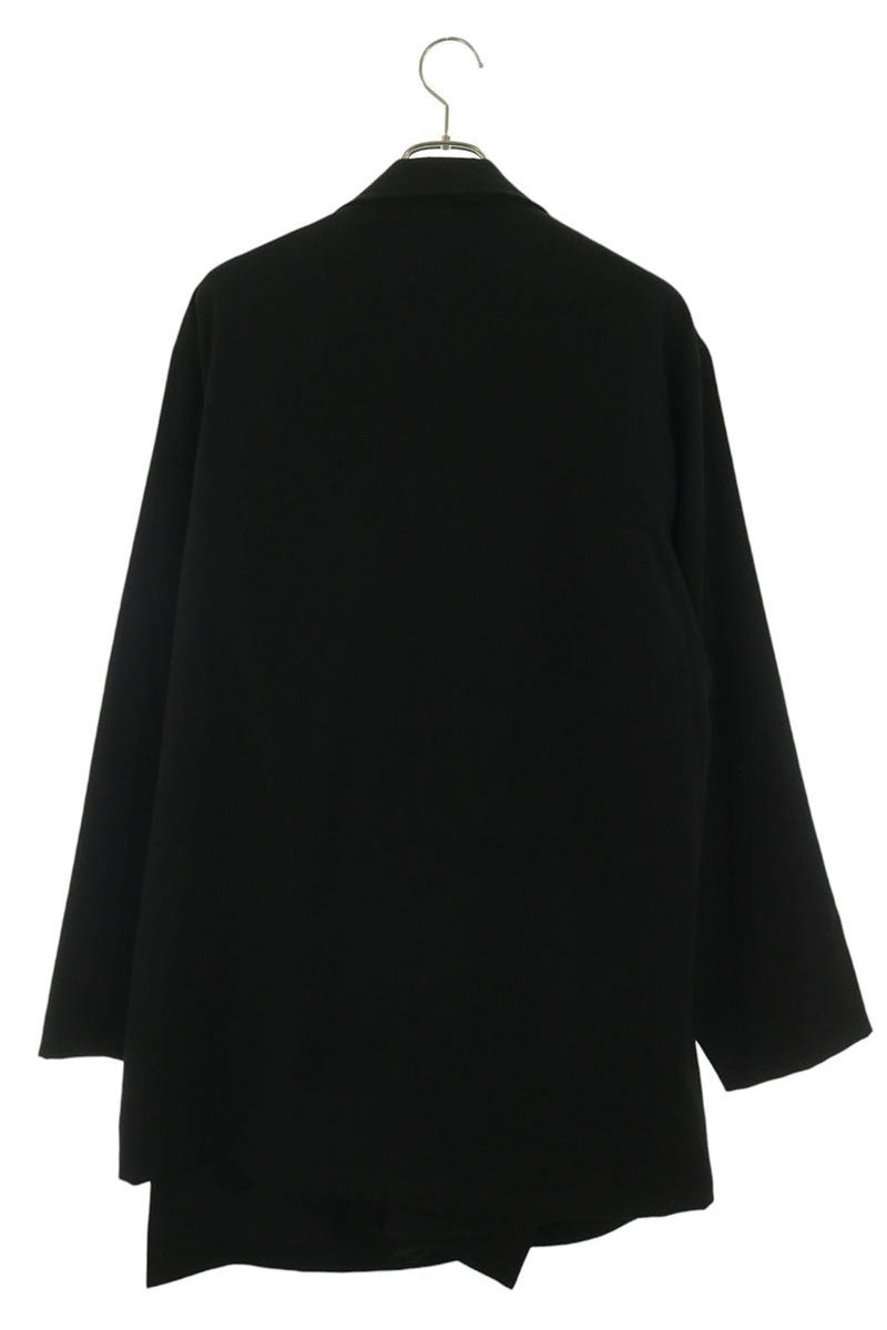 YOHJI YAMAMOTO POUR HOMME Wool Gabardine Jacket Black Size 3