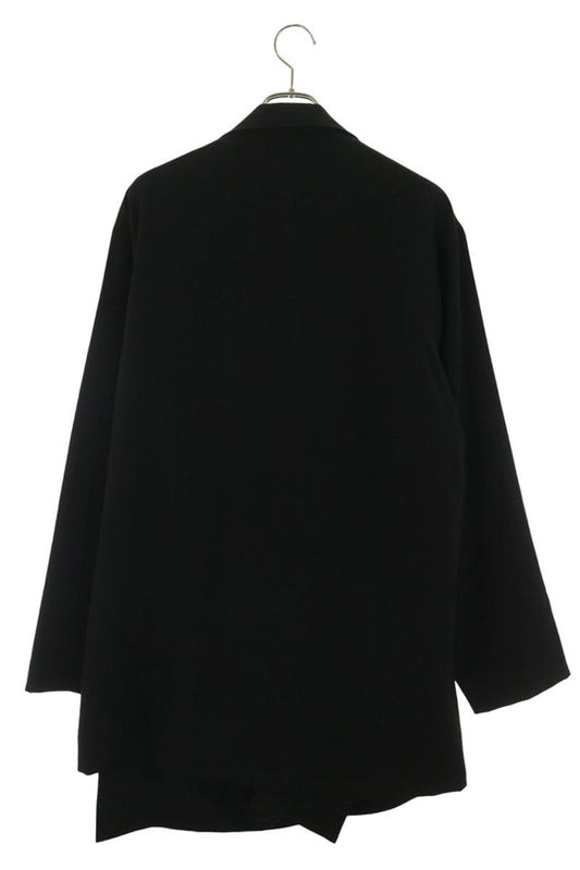 YOHJI YAMAMOTO POUR HOMME Wool Gabardine Jacket Black Size 3