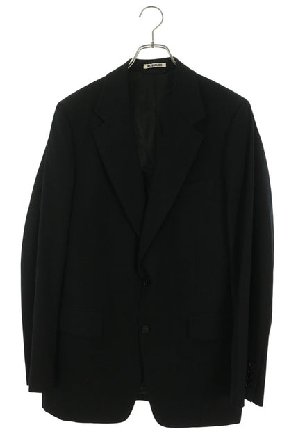 AURALEE 26AW Black Wool Gabardine 2B Blazer Size 4