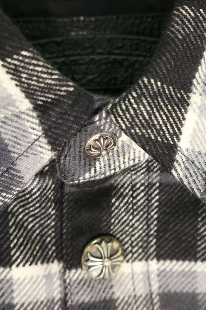 Chrome Hearts WORK DOG Check Cross Button Jacket Size M