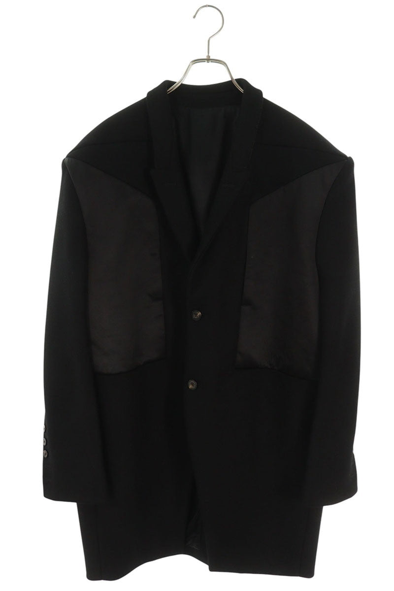 Rick Owens 22AW Wool Panel Jumbo Tatlin Jacket Black Size 48