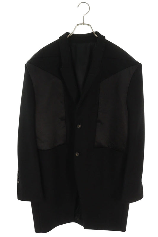 Rick Owens 22AW Wool Panel Jumbo Tatlin Jacket Black Size 48