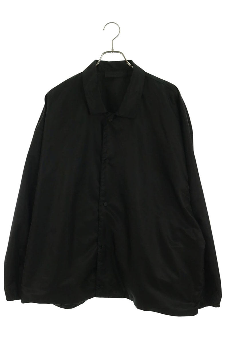 FOG ESSENTIALS RUBBER LOGO COACH JACKET Black Size L