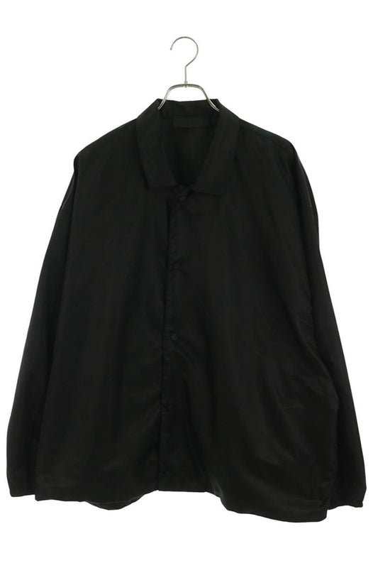 FOG ESSENTIALS RUBBER LOGO COACH JACKET Black Size L
