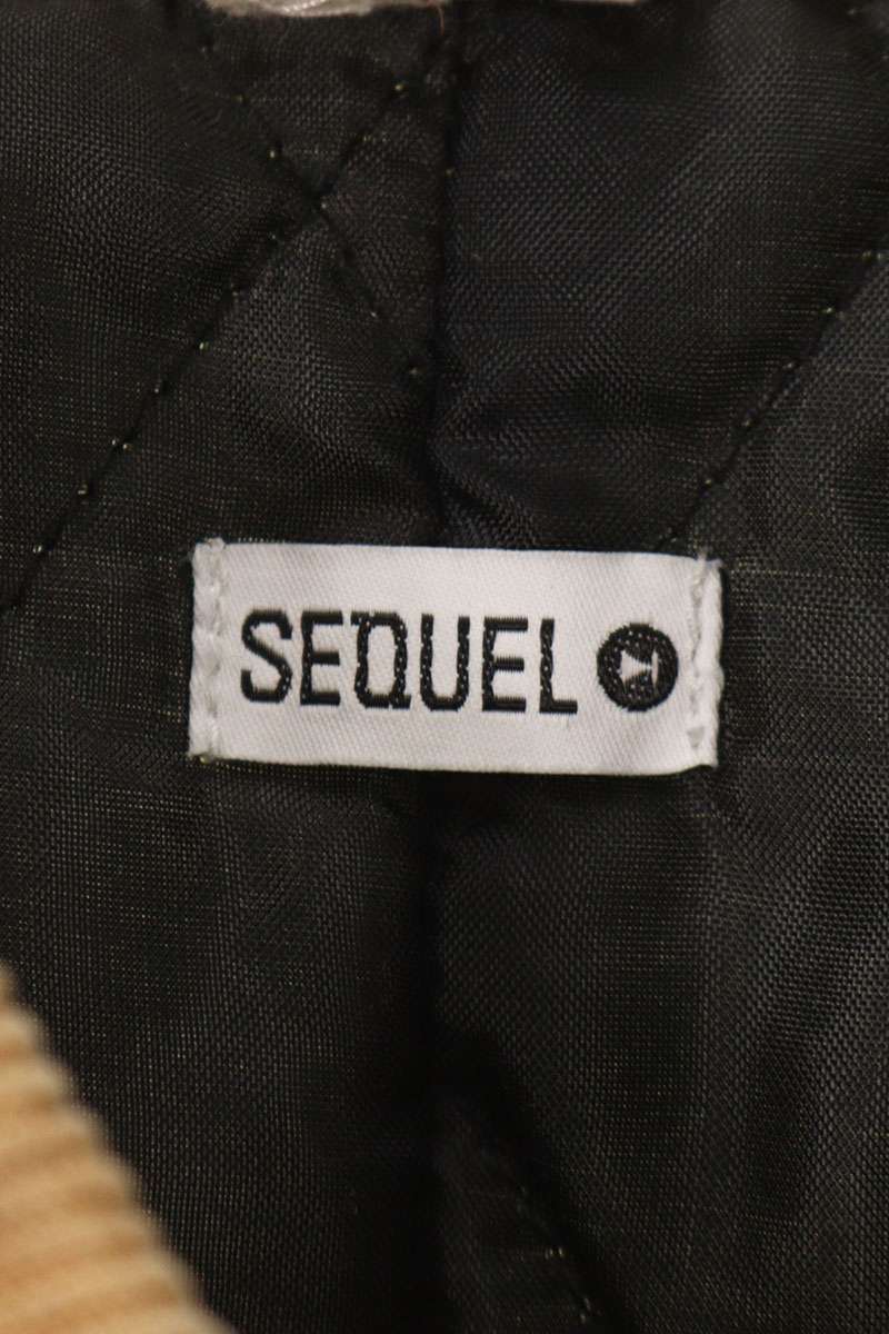 SEQUEL 24AW Logo Embroidered Duck Jacket White Size S