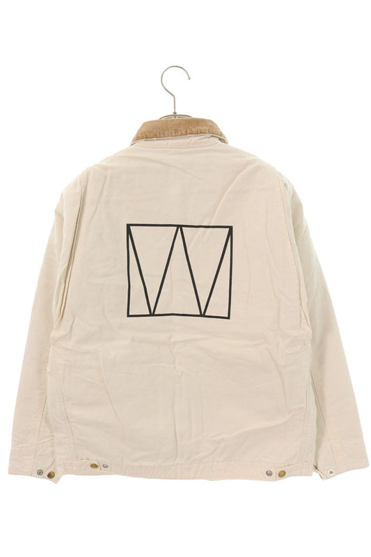 SEQUEL 24AW Logo Embroidered Duck Jacket White Size L