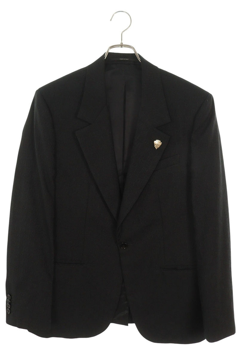 GUCCI SS26 GG Pattern Single-Breasted Jacket Size 46