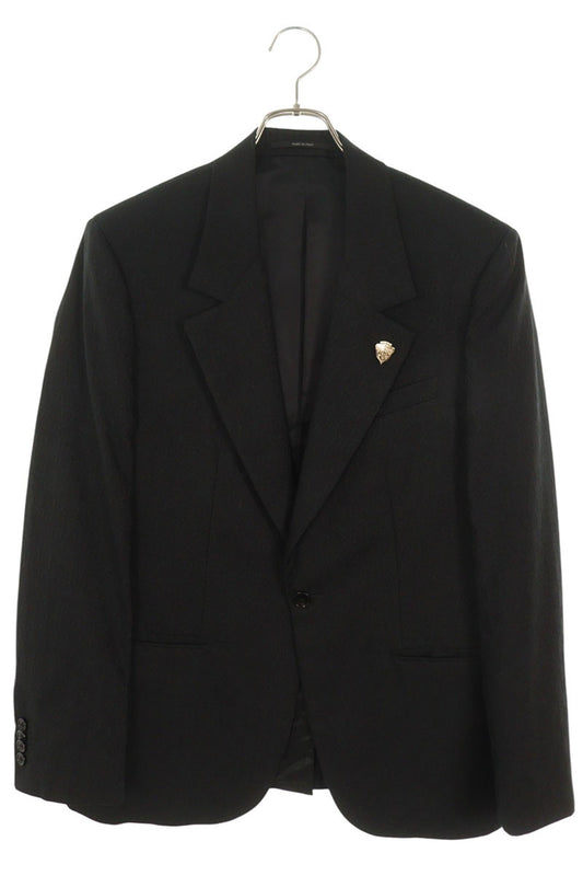 GUCCI SS26 GG Pattern Single-Breasted Jacket Size 46