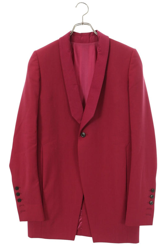 Rick Owens Narrow Notched Lapel Wool Blazer Jacket Size 40
