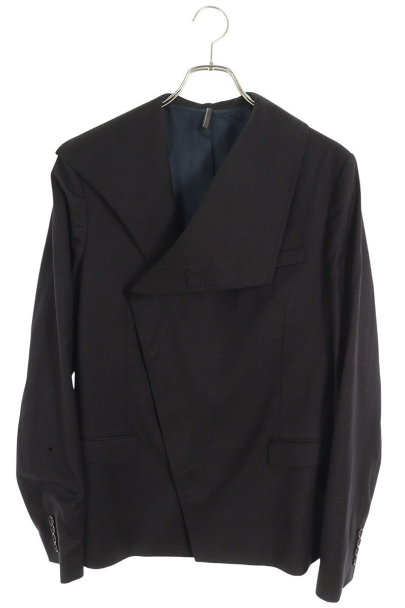 Dior HOMME Cashmere Blend Double Jacket Black Size 48