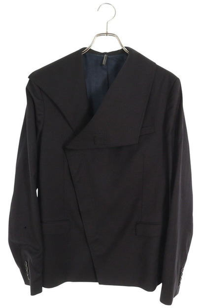 Dior HOMME Cashmere Blend Double Jacket Black Size 48