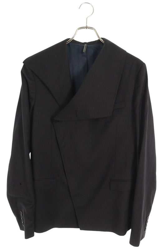 Dior HOMME Cashmere Blend Double Jacket Black Size 48
