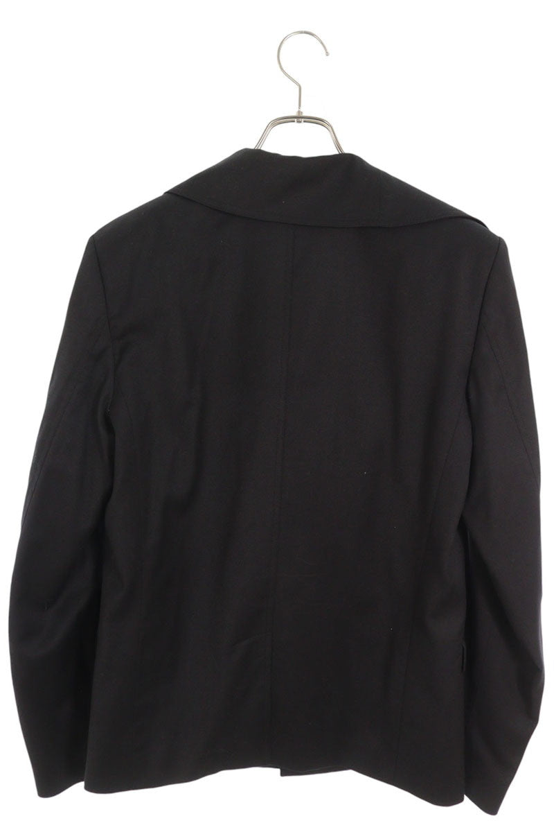 Dior HOMME Cashmere Blend Double Jacket Black Size 48
