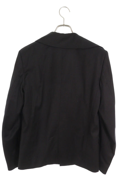 Dior HOMME Cashmere Blend Double Jacket Black Size 48