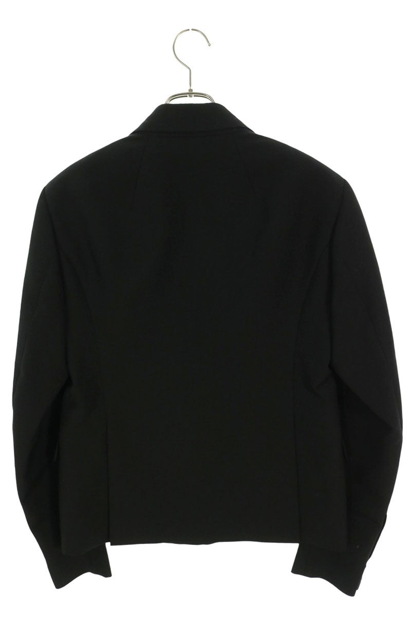 Rick Owens FW18 Double Breasted Wool Blazer Black Size 48