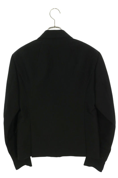 Rick Owens FW18 Double Breasted Wool Blazer Black Size 48