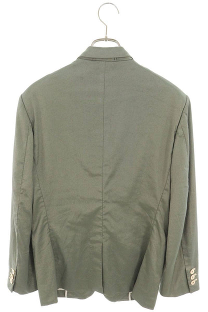 CDG HOMME PLUS 1-Button Poly Jacket Green Size L