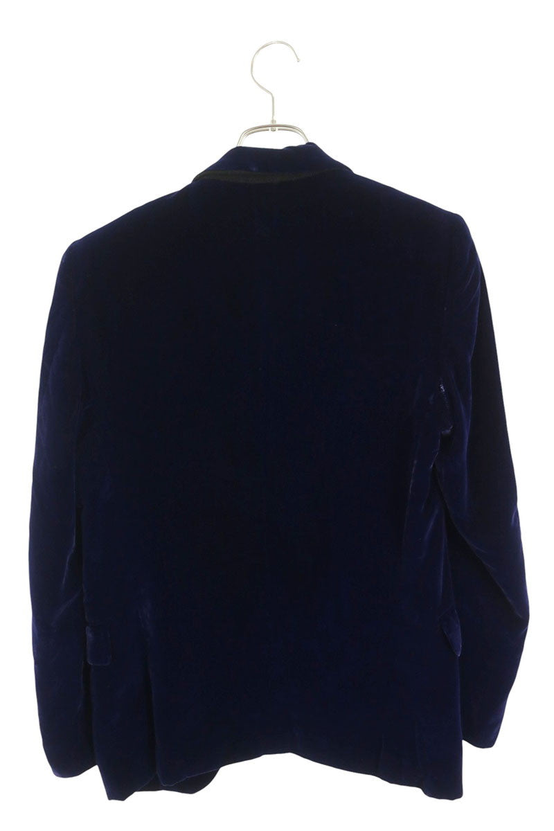 JOHNLAWRENCESULLIVAN Velvet Tailored Blazer Navy Size 36