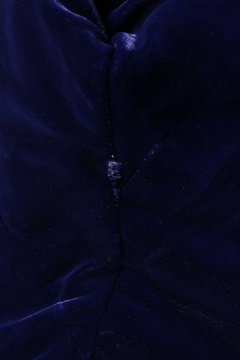 JOHNLAWRENCESULLIVAN Velvet Tailored Blazer Navy Size 36