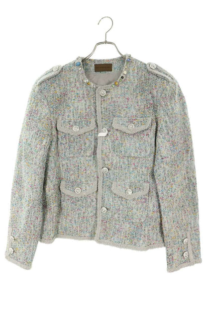 Birth Of Royal Child 25FW Tweed Collarless Jacket Size M