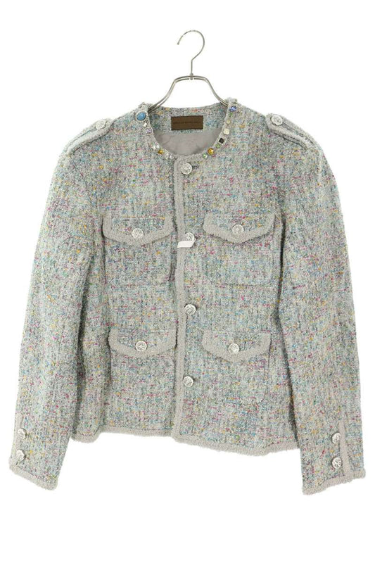 Birth Of Royal Child 25FW Tweed Collarless Jacket Size M